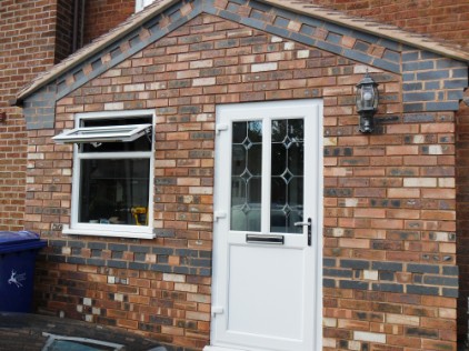 Complete construction of porch